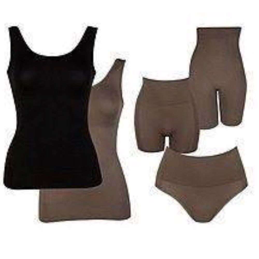 Yummie by Heather Thomson 5 pack Wardrobe Mink/Blk